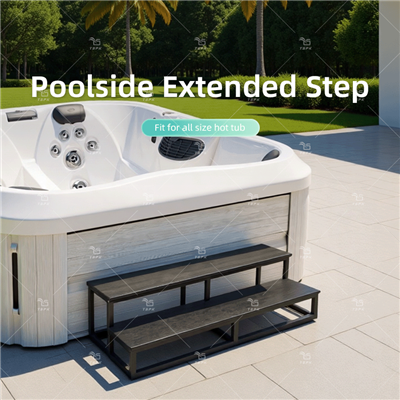 Hosszú méretű pezsgőfürdő lépés