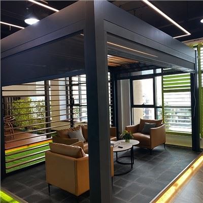 Alumínium modern teraszos pergola