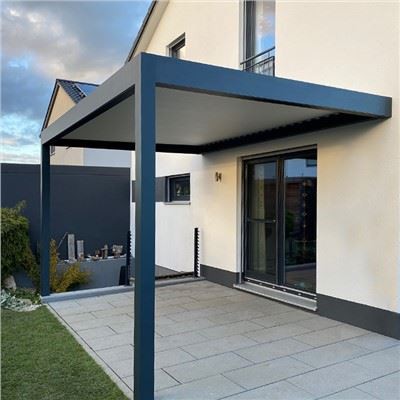Alumínium pergola konstrukció